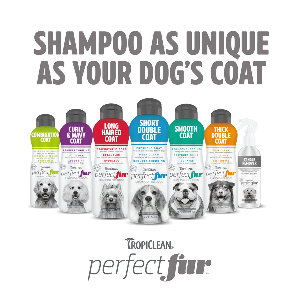 TropiClean PerfectFur Shampoo for Golden Retrievers, Collies and More