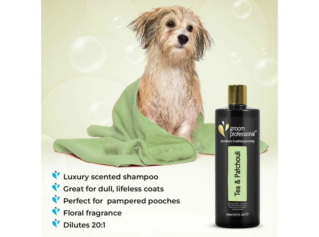 Groom Professional Exclusive Tea & Patchouli Shampoo 450ml шампоан концентрат 20:1