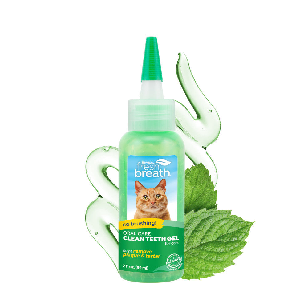 TropiClean Fresh Breath Clean Teeth Oral Care Gel дентален гел за котки 59ml