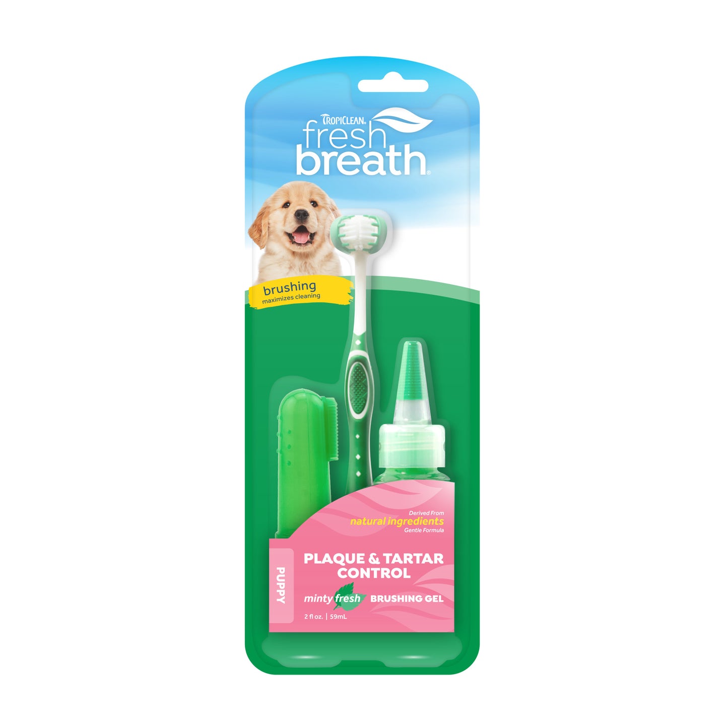TropiClean Fresh Breath Стартов Дентален Комплект за Кученца