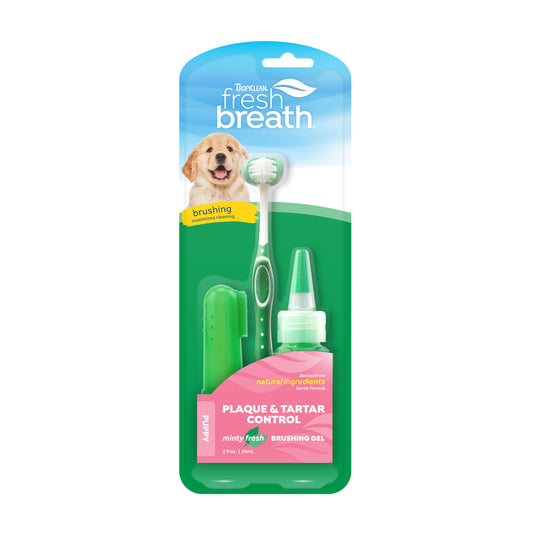 TropiClean Fresh Breath Стартов Дентален Комплект за Кученца