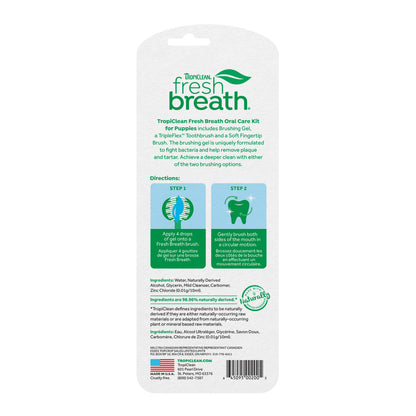 TropiClean Fresh Breath Стартов Дентален Комплект за Кученца