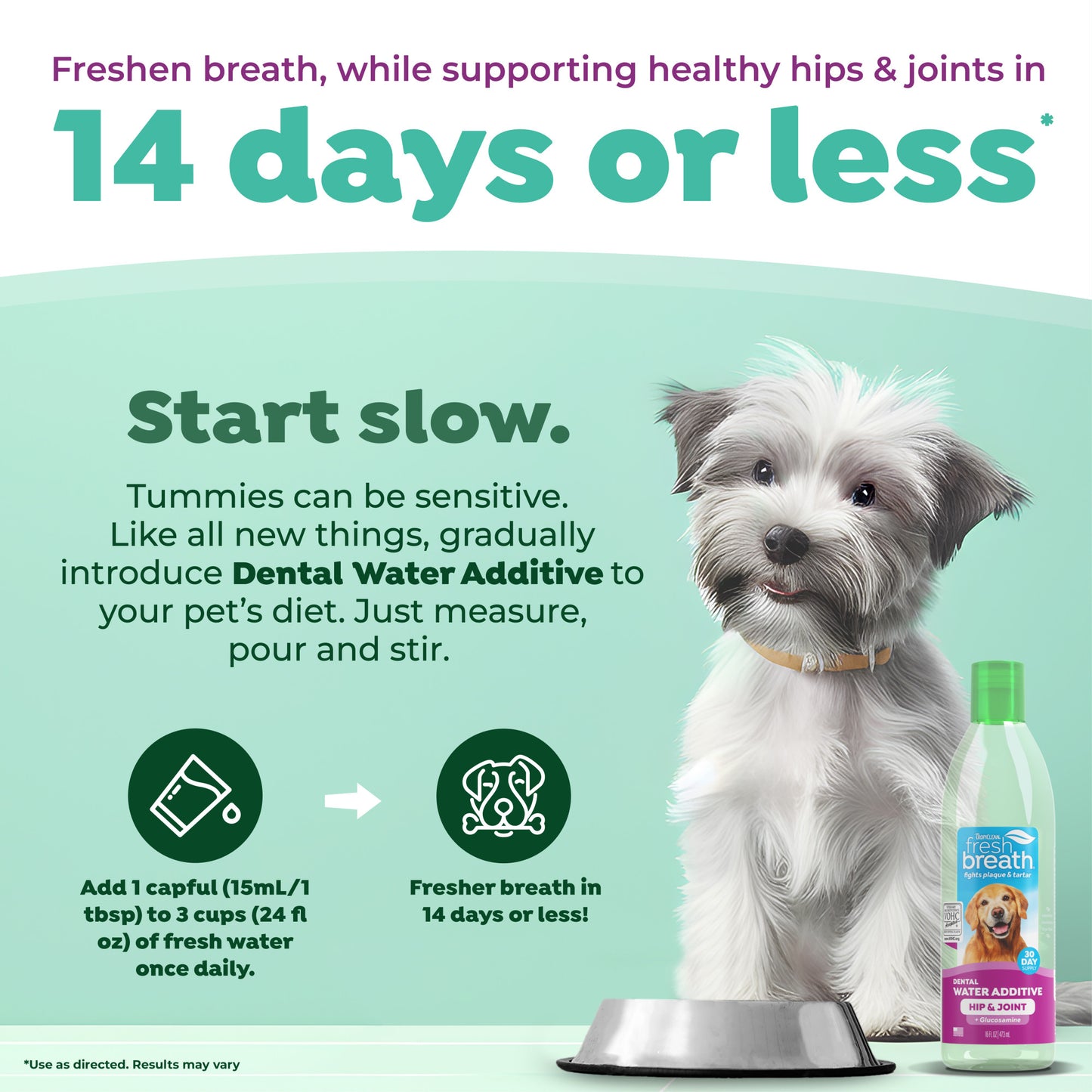 TropiClean Fresh Breath Добавка за Вода за Здрави Стави