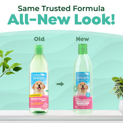 TropiClean Fresh Breath Дентална Добавка за Вода за Кученца