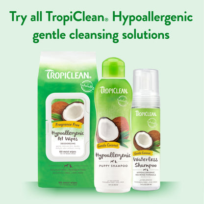 TropiClean Хипоалергенни Мокри Кърпички "Нежен Кокос" 100бр