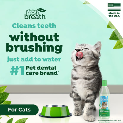TropiClean Fresh Breath Добавка за Вода против Плака за Котки