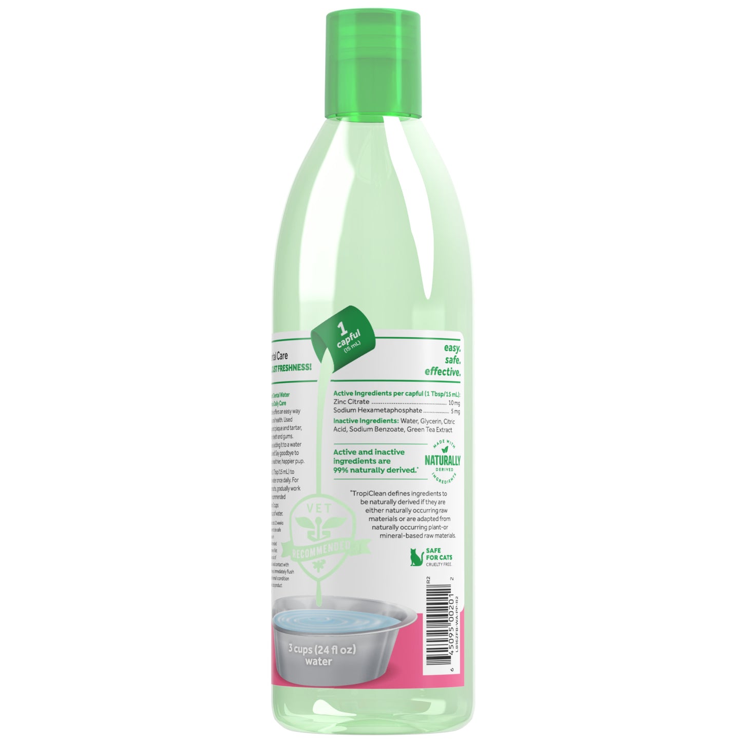 TropiClean Fresh Breath Дентална Добавка за Вода за Кученца