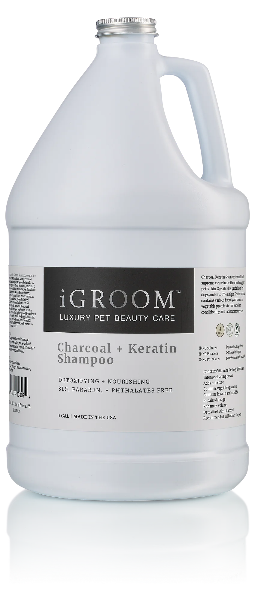 iGroom Charcoal + Keratin Шампоан - Груум БГ