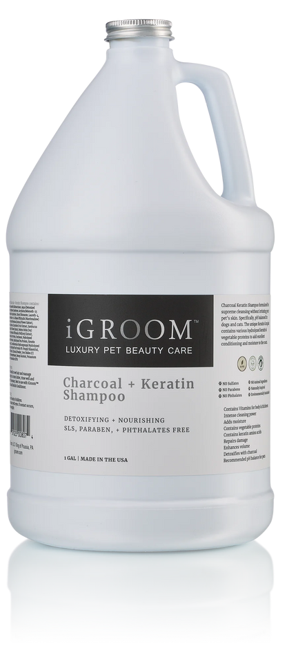 iGroom Charcoal + Keratin Шампоан - Груум БГ