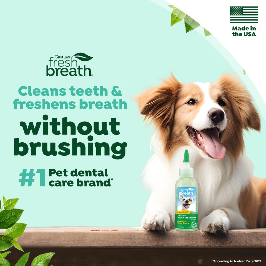 TropiClean Fresh Breath Anti-Plaque & Tartar Gel 59 ml